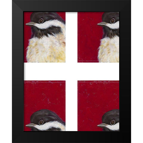 Small Aviary II Black Modern Wood Framed Art Print by Zarris, Chariklia