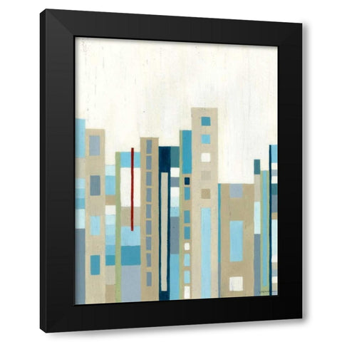 Broadway Horizon I Black Modern Wood Framed Art Print by Lam, Vanna