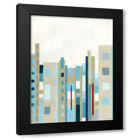 Broadway Horizon II Black Modern Wood Framed Art Print with Double Matting by Lam, Vanna