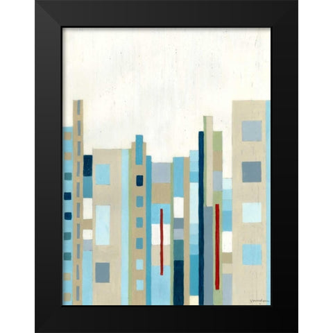 Broadway Horizon II Black Modern Wood Framed Art Print by Lam, Vanna