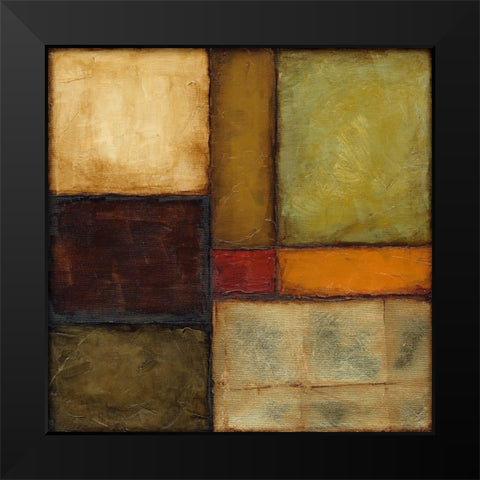 Autumnal Impressions IV Black Modern Wood Framed Art Print by Goldberger, Jennifer