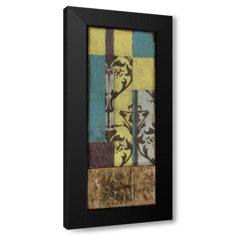 Jeweled Transom V Black Modern Wood Framed Art Print with Double Matting by Goldberger, Jennifer