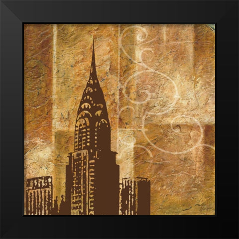 Urban Icon II Black Modern Wood Framed Art Print by Harper, Ethan