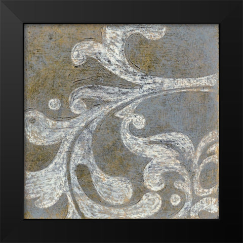 Rococo II Black Modern Wood Framed Art Print by Wyatt Jr., Norman