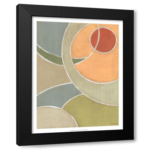 Muted Novas I Black Modern Wood Framed Art Print by Lam, Vanna