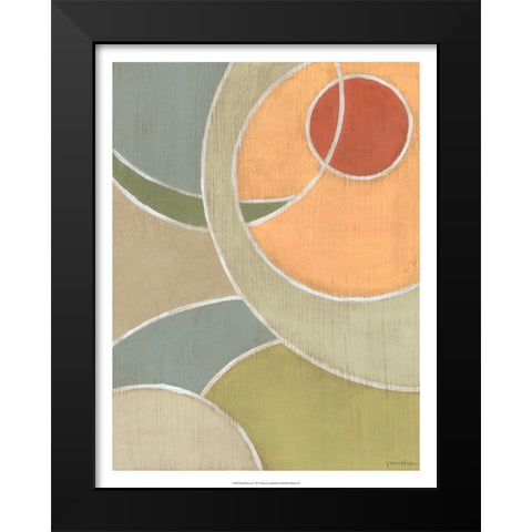 Muted Novas I Black Modern Wood Framed Art Print by Lam, Vanna