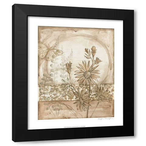 Twilight Meadow II Black Modern Wood Framed Art Print by Meagher, Megan