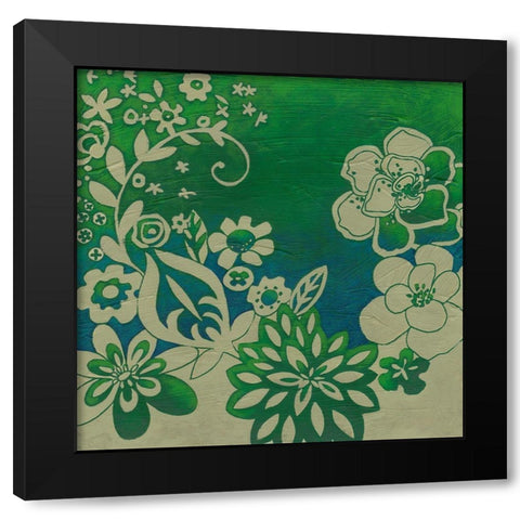 Kyoto Garden I Black Modern Wood Framed Art Print by Zarris, Chariklia