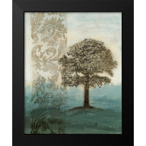Misty Memory I Black Modern Wood Framed Art Print by Meagher, Megan