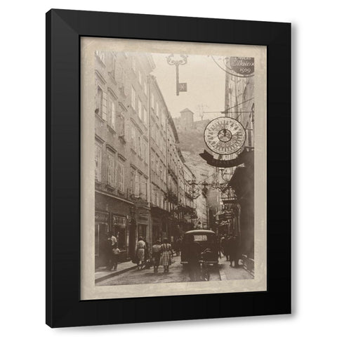 Summer in Europe I Black Modern Wood Framed Art Print by Longley, Carolyn