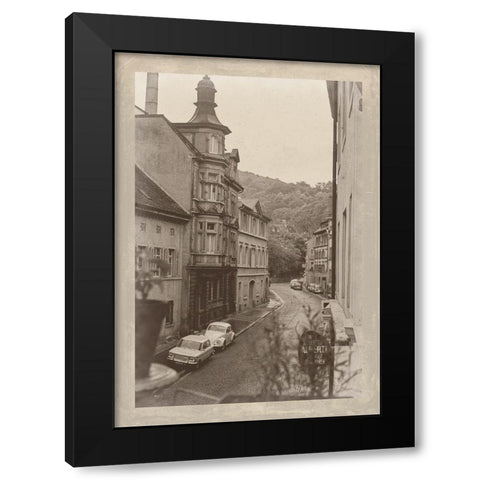 Summer in Europe II Black Modern Wood Framed Art Print by Longley, Carolyn