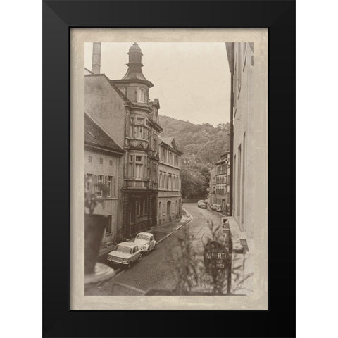 Summer in Europe II Black Modern Wood Framed Art Print by Longley, Carolyn