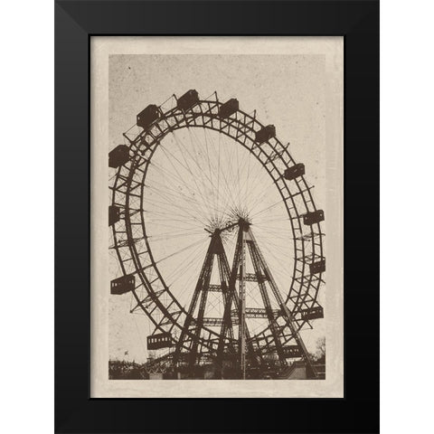 Summer in Europe V Black Modern Wood Framed Art Print by Longley, Carolyn