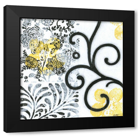 Opulence II Black Modern Wood Framed Art Print by Wyatt Jr., Norman