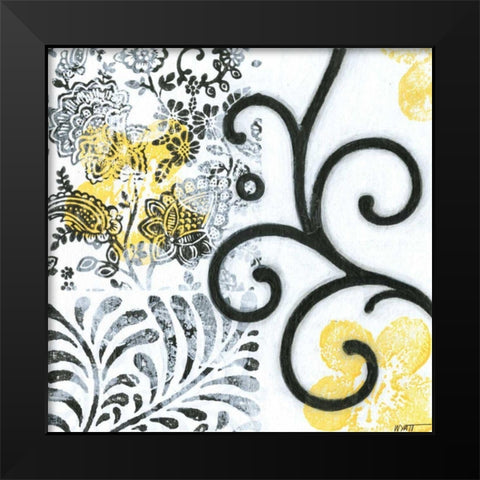 Opulence II Black Modern Wood Framed Art Print by Wyatt Jr., Norman