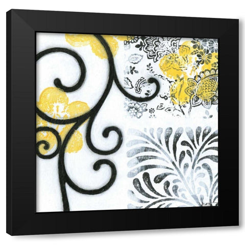 Opulence III Black Modern Wood Framed Art Print by Wyatt Jr., Norman