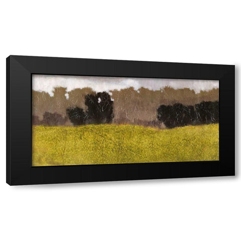 Tuscan Field II Black Modern Wood Framed Art Print by Vision Studio