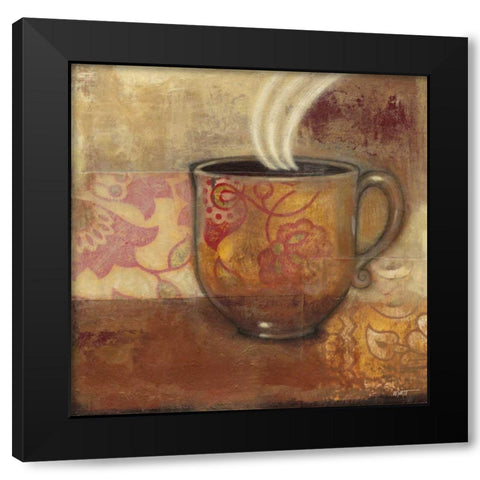 Rich and Smooth IV Black Modern Wood Framed Art Print with Double Matting by Wyatt Jr., Norman
