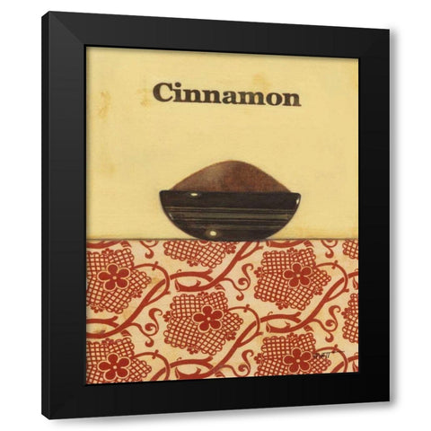 Exotic Spices - Cinnamon Black Modern Wood Framed Art Print with Double Matting by Wyatt Jr., Norman