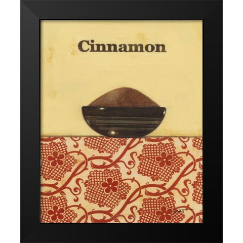 Exotic Spices - Cinnamon Black Modern Wood Framed Art Print by Wyatt Jr., Norman