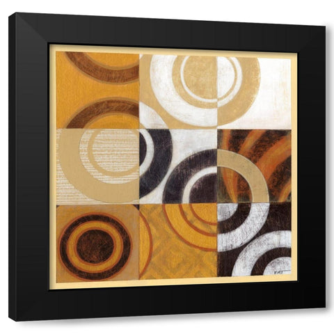 Pulse I Black Modern Wood Framed Art Print by Wyatt Jr., Norman