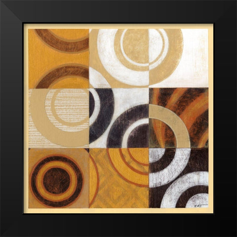 Pulse I Black Modern Wood Framed Art Print by Wyatt Jr., Norman