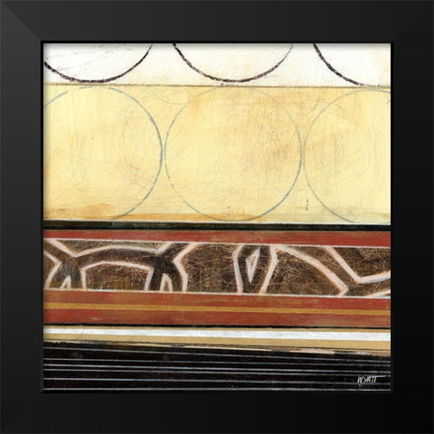 World Culture I Black Modern Wood Framed Art Print by Wyatt Jr., Norman