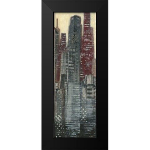 Urban Landscape I Black Modern Wood Framed Art Print by Wyatt Jr., Norman