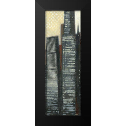 Urban Landscape II Black Modern Wood Framed Art Print by Wyatt Jr., Norman