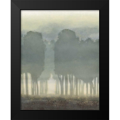 Treeline Haze I Black Modern Wood Framed Art Print by Vision Studio