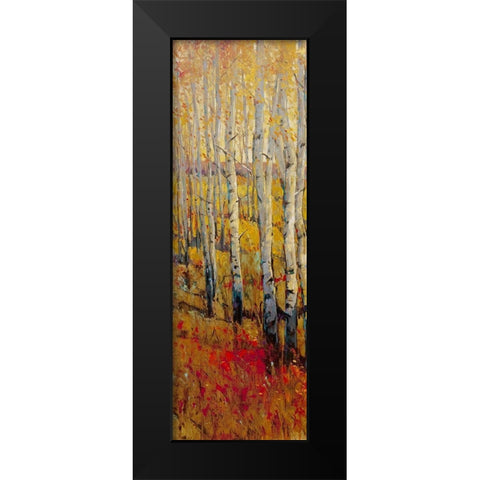 Vivid Birch Forest I Black Modern Wood Framed Art Print by OToole, Tim
