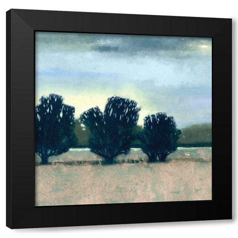 Moonlit Field II Black Modern Wood Framed Art Print by Vision Studio