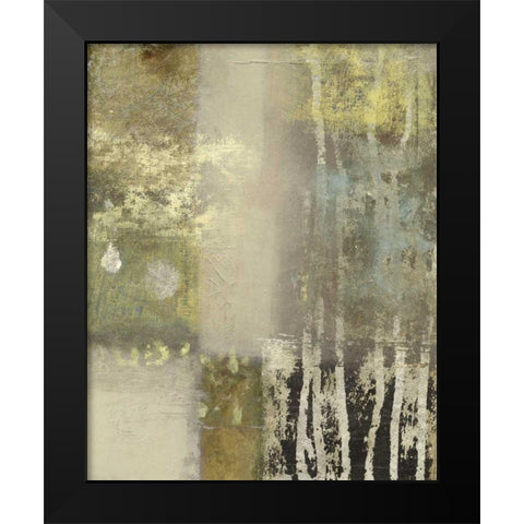 Onyx Forgets I Black Modern Wood Framed Art Print by Vision Studio