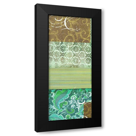 Bohemian Echo I Black Modern Wood Framed Art Print by Higby, Jason