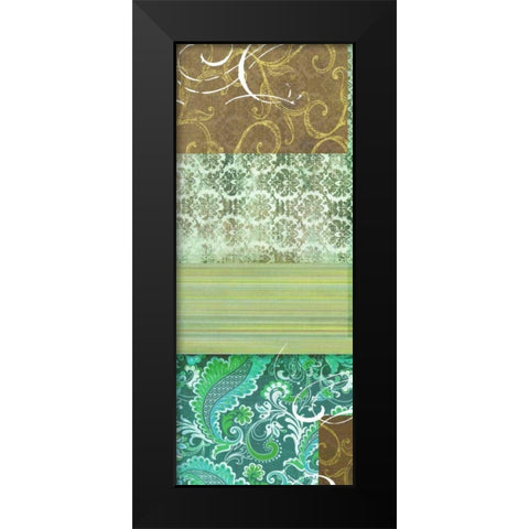 Bohemian Echo I Black Modern Wood Framed Art Print by Higby, Jason