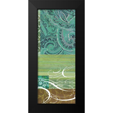 Bohemian Echo II Black Modern Wood Framed Art Print by Higby, Jason