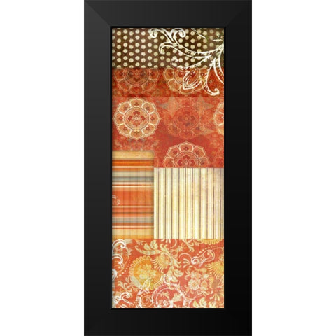 Bohemian Echo IV Black Modern Wood Framed Art Print by Higby, Jason
