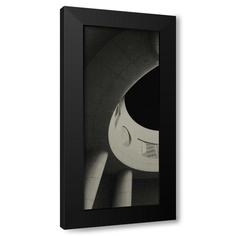 City View IV Black Modern Wood Framed Art Print by Ling, Tang