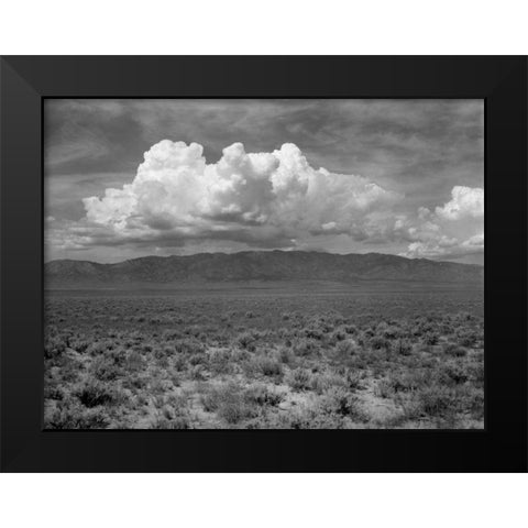 Mountains and Clouds II Black Modern Wood Framed Art Print by Christensen, Jim