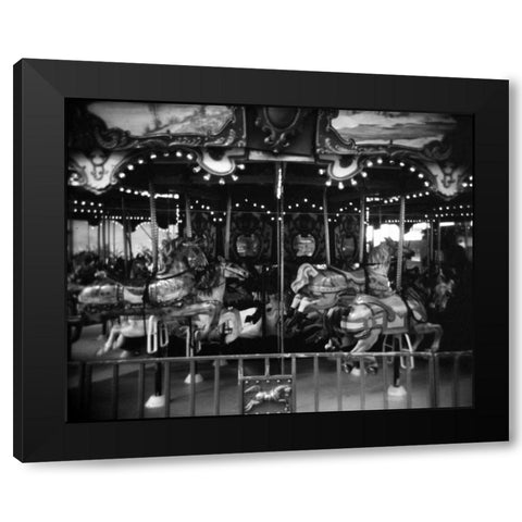 Carousel II Black Modern Wood Framed Art Print by Christensen, Jim