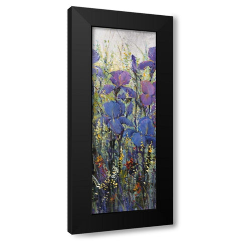 Iris Field II Black Modern Wood Framed Art Print by OToole, Tim