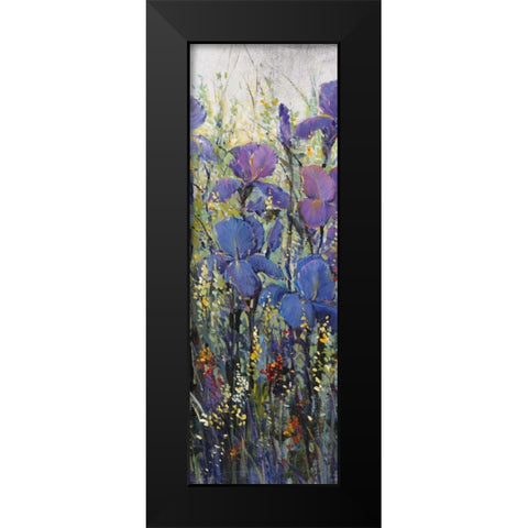 Iris Field II Black Modern Wood Framed Art Print by OToole, Tim