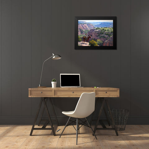 Hard to Get To Black Modern Wood Framed Art Print by Sorenson, Jack