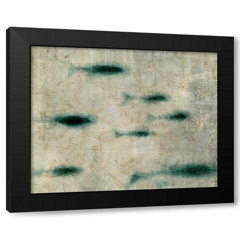 New School I Black Modern Wood Framed Art Print by Vision Studio