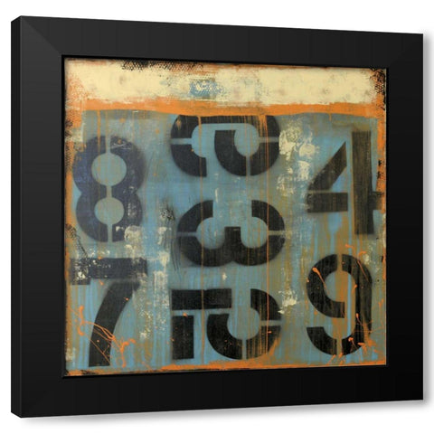 Score Card Black Modern Wood Framed Art Print with Double Matting by Ashley, Erin
