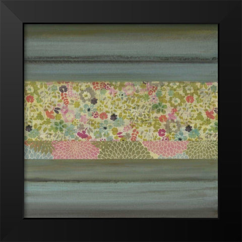 A Gift of Blooms I Black Modern Wood Framed Art Print by Green-Aldridge, W.