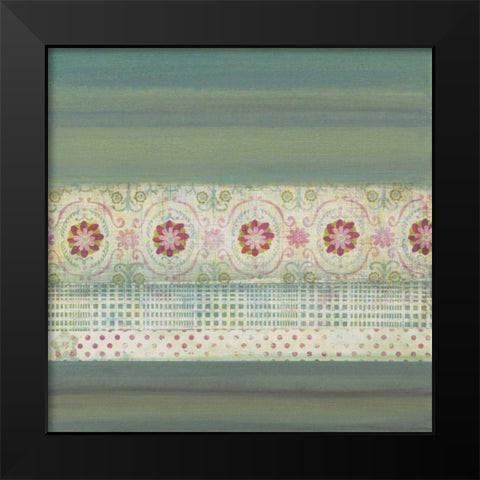 A Gift of Blooms II Black Modern Wood Framed Art Print by Green-Aldridge, W.