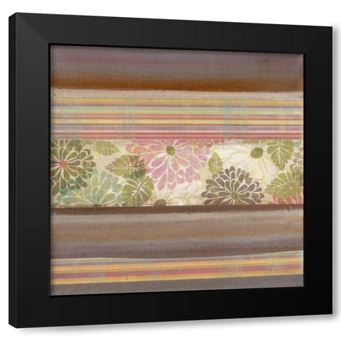 Pretty in Pink I Black Modern Wood Framed Art Print with Double Matting by Green-Aldridge, W.