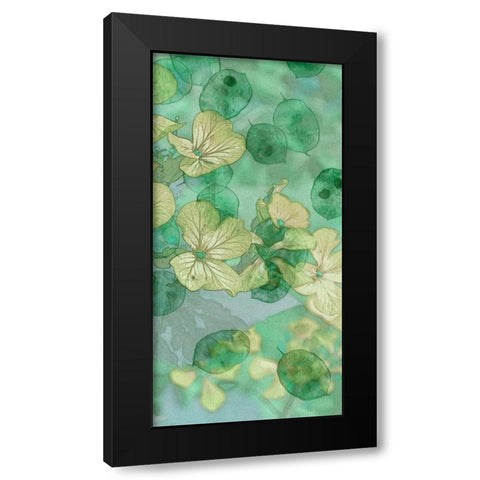 Mint Progeny II Black Modern Wood Framed Art Print with Double Matting by Chandler, Sharon