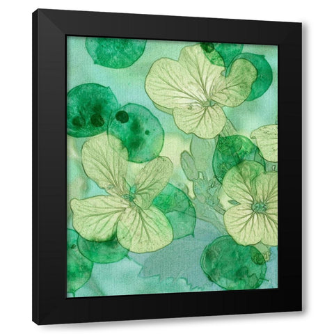 Mint Progeny IV Black Modern Wood Framed Art Print by Chandler, Sharon